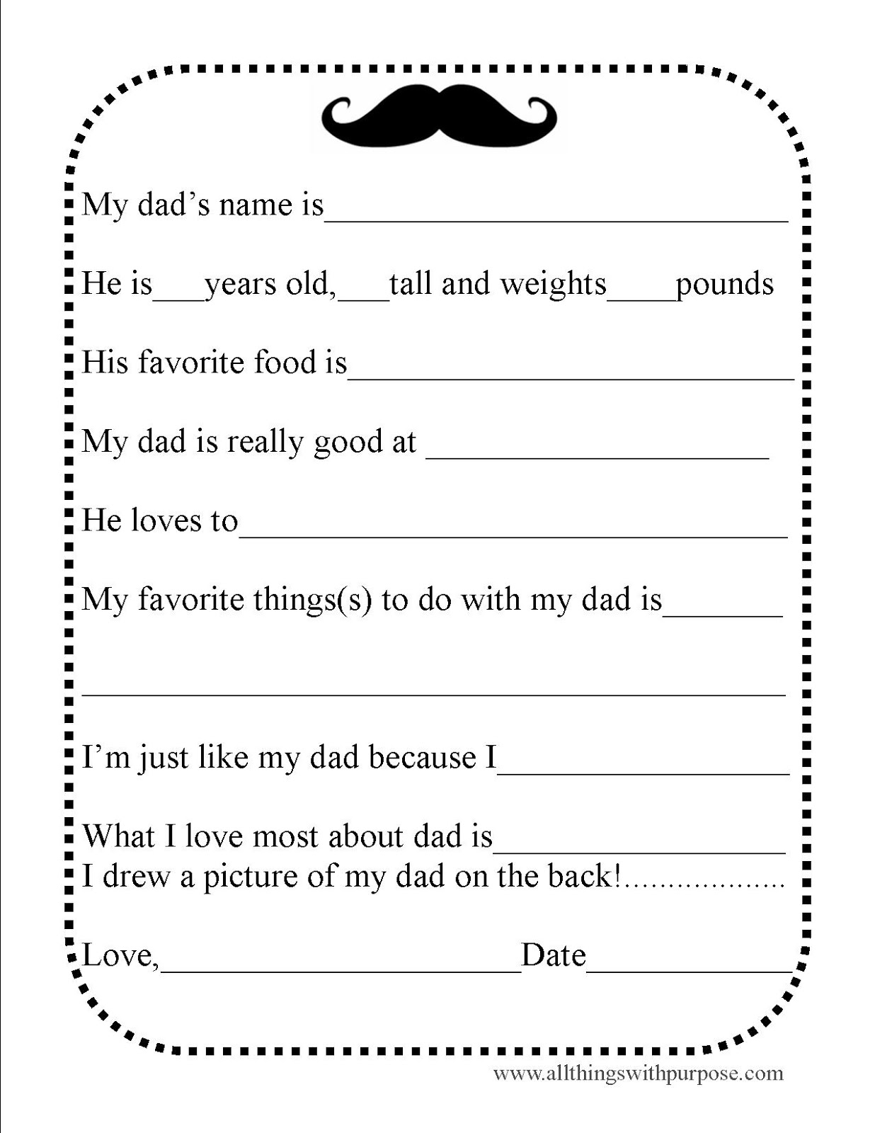 dads day coloring pages - photo #31
