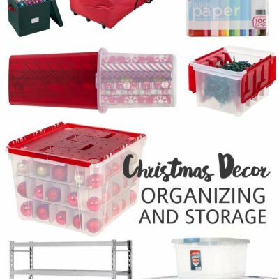 Christmas Decor Organization