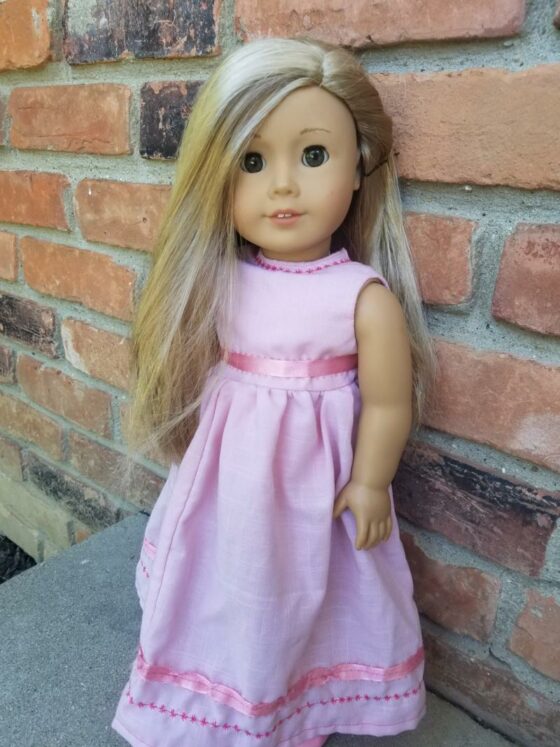 Free Basic Dress Pattern for American Girl and 18