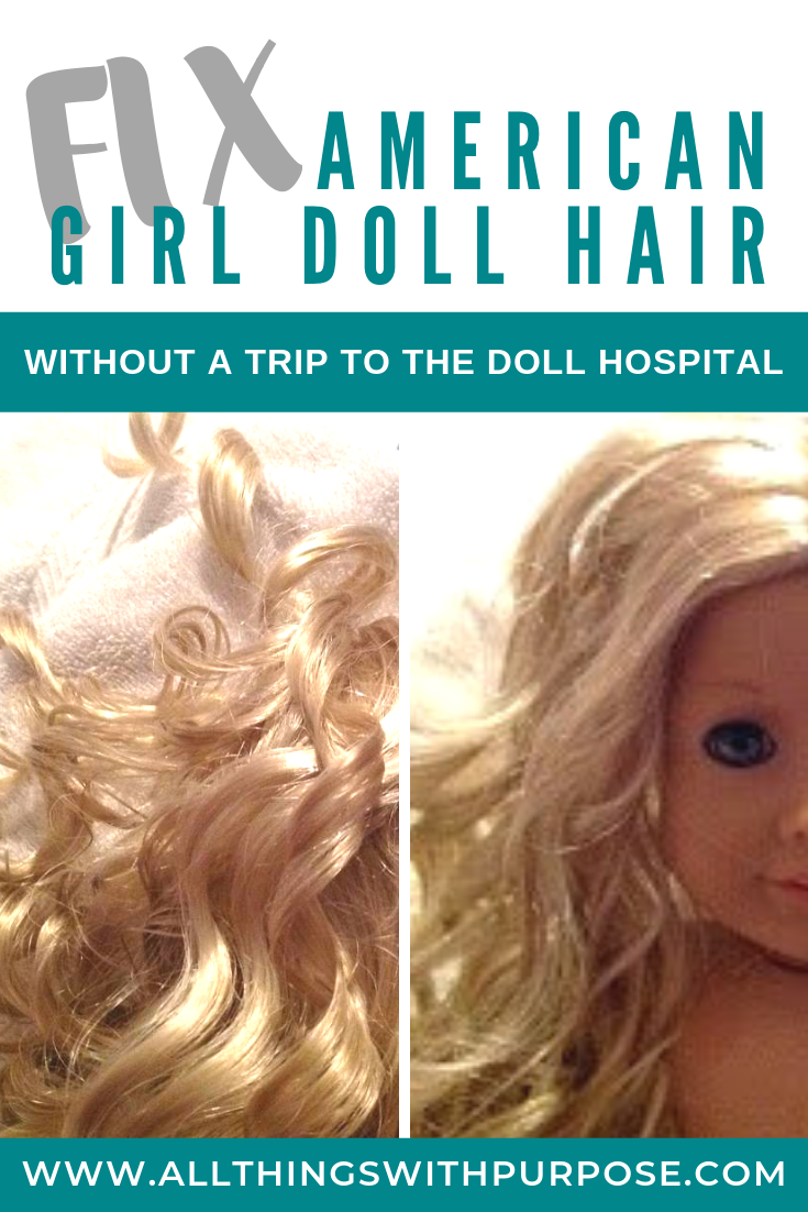 fixing american girl doll hair