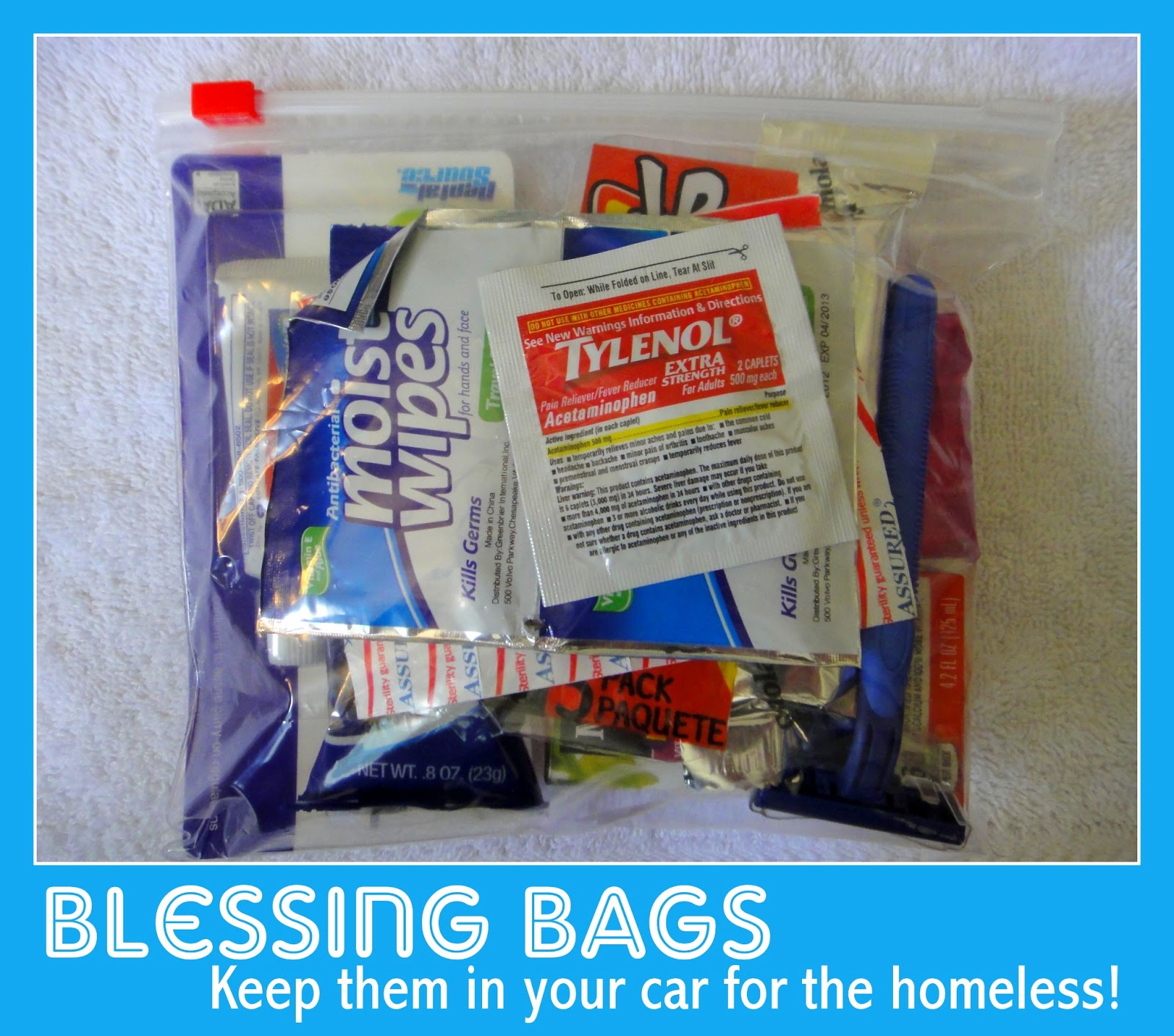 Helping the Homeless OntheGo Bags  Service projects Helping the  homeless Homeless care package