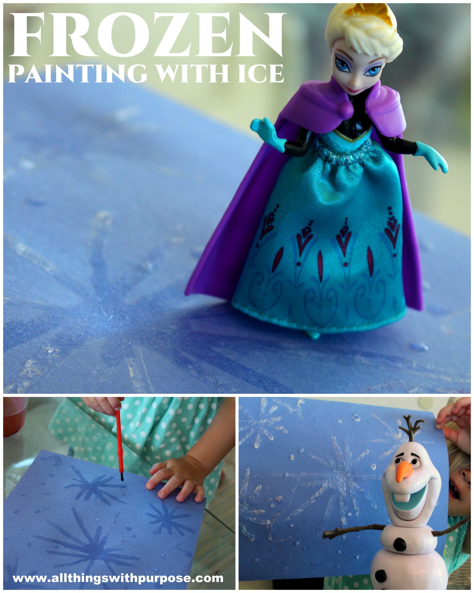 Elsa  Kids' DIY Paint Party — The Art of Lilee