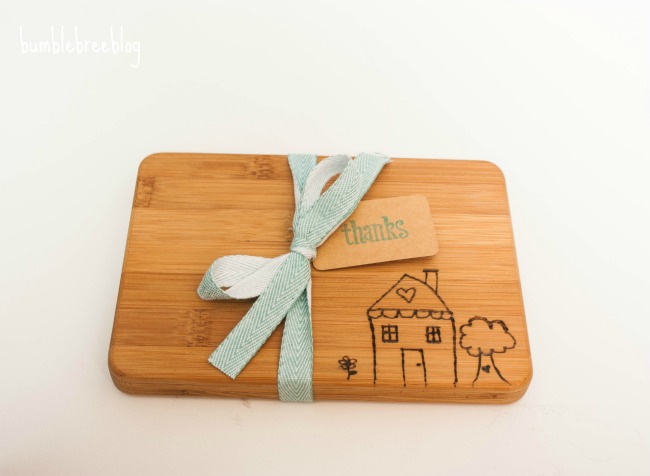 A Few Of My Favorite Things: DIY Cutting Board with Mom's Recipe