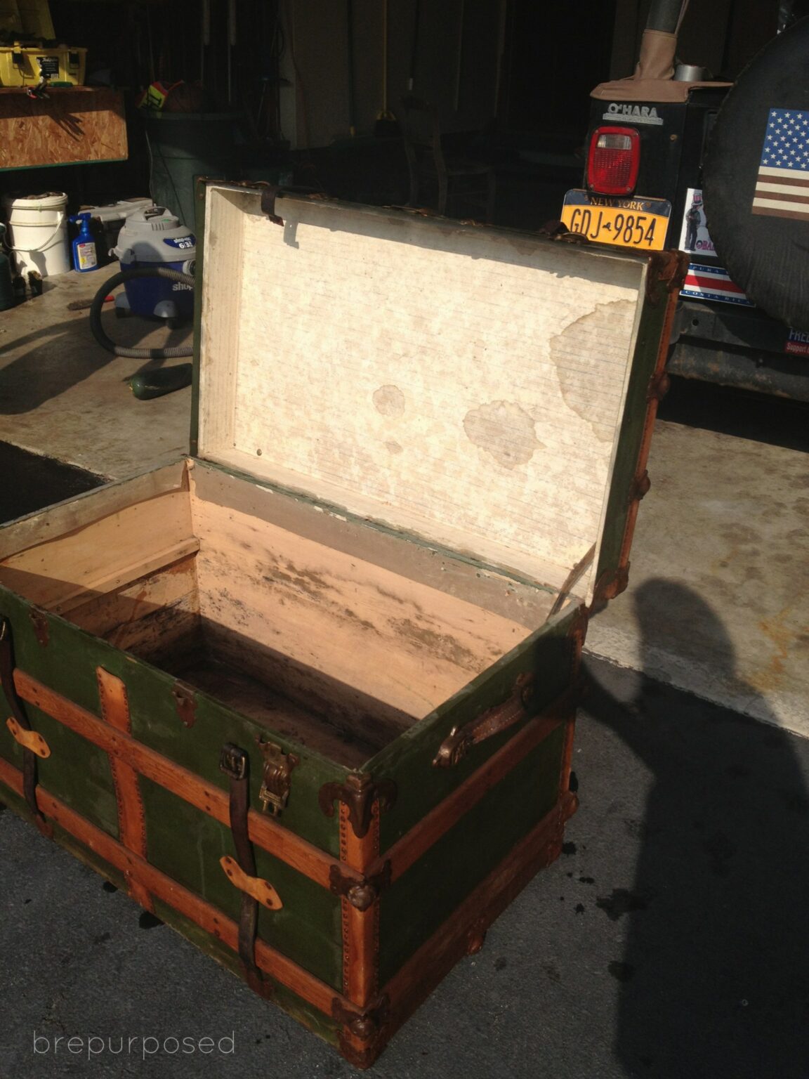 Steamer Trunk Turned Coffee Table (Contributor Post)