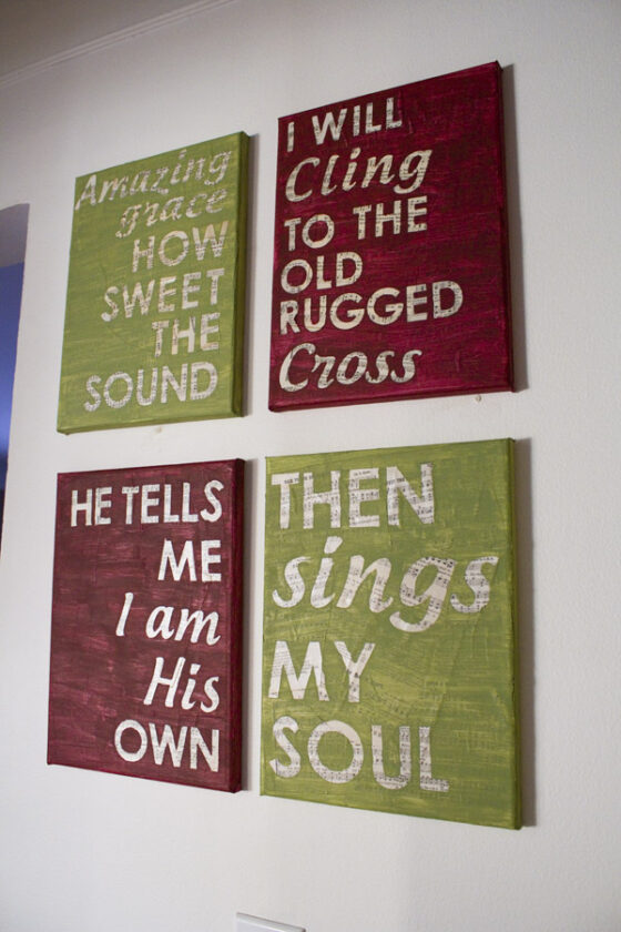 DIY Sheet Music Song Lyric Wall Art (Contributor Post)