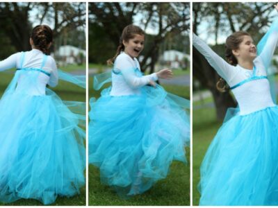 The Easiest DIY Princess Elsa Tutu Dress (EVER)