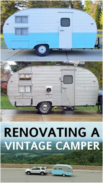 Our Vintage Camper: Before And After | All Things With Purpose