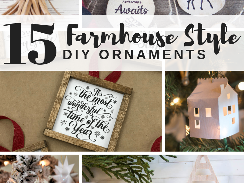 DIY Farmhouse Style Ornaments