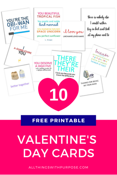 Free Printable Funny Valentine Cards to Give to Someone Special