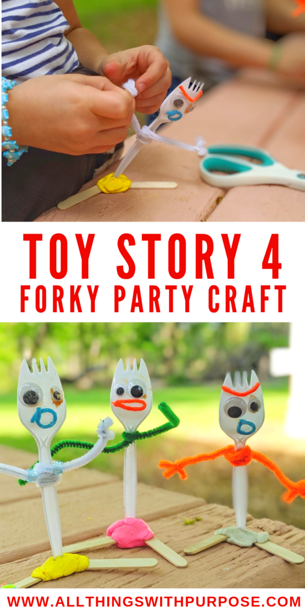 Make a Forky Craft from Disney Pixar's Toy Story 4