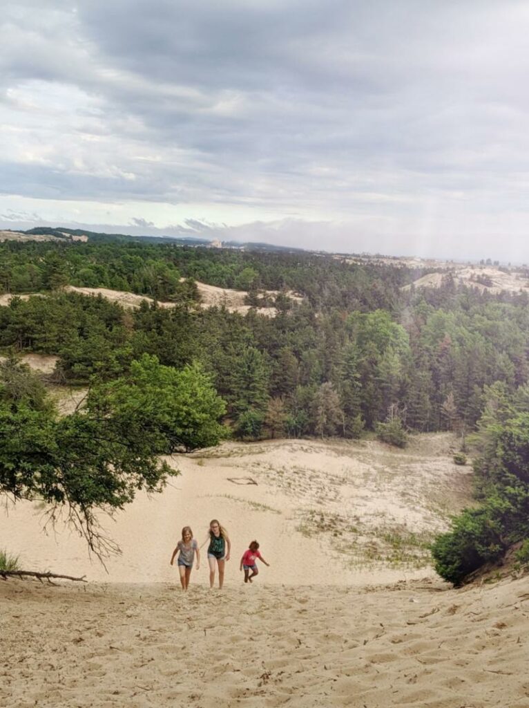 Camping at Ludington State Park