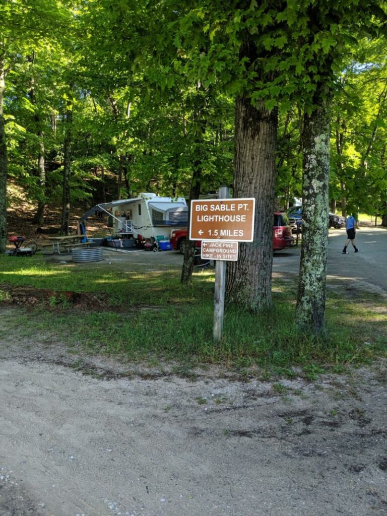 Camping at Ludington State Park