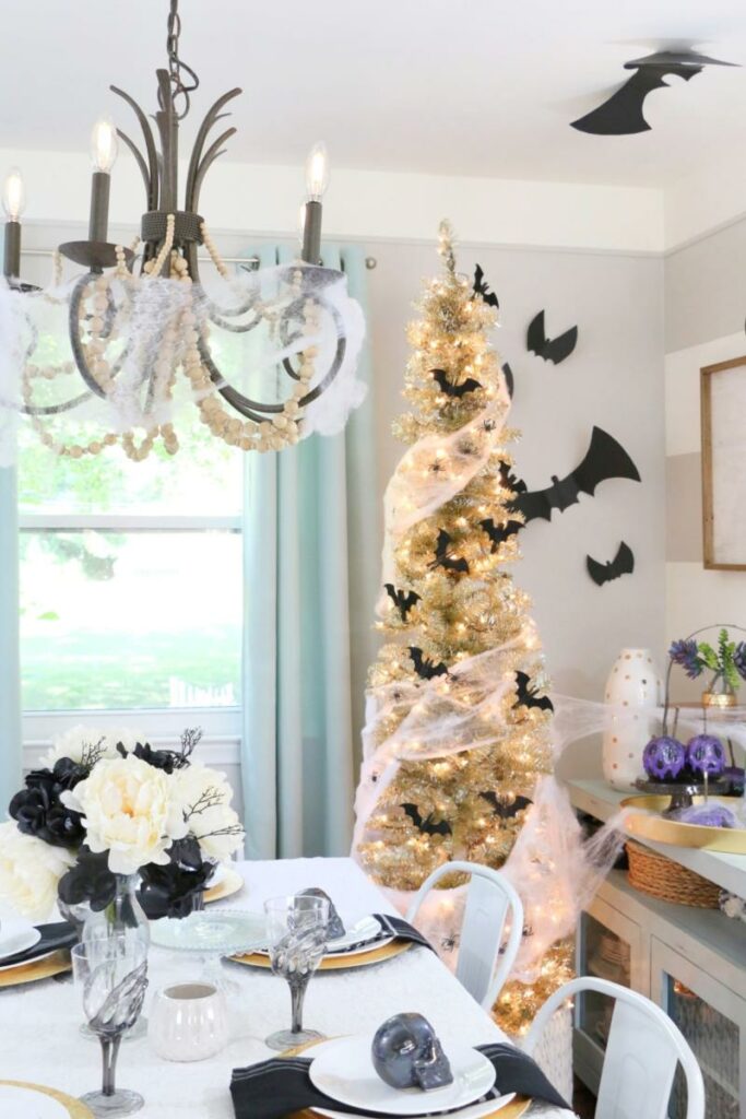 Spooky Dining Room Decor with Treetopia + a Giveaway!
