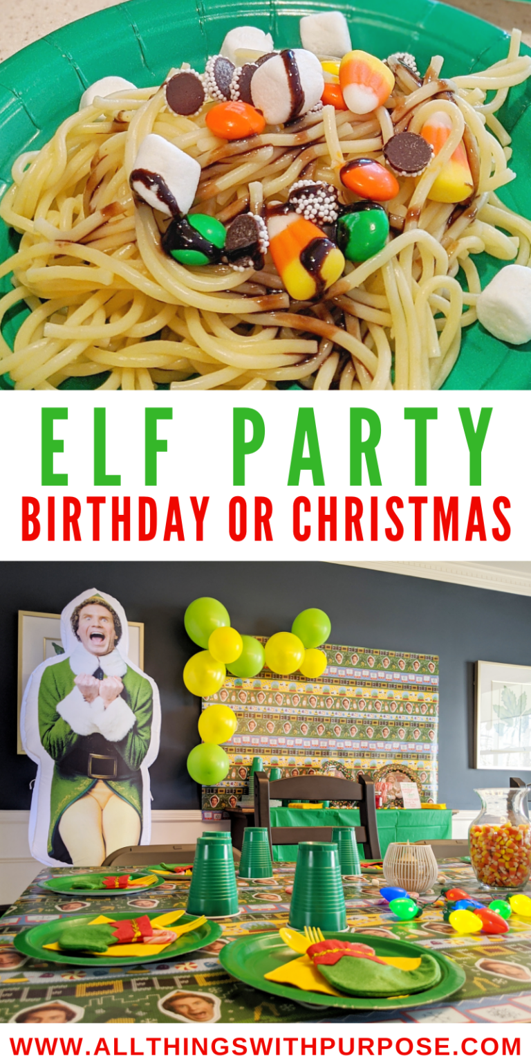 Buddy the Elf Themed Birthday or Christmas Party