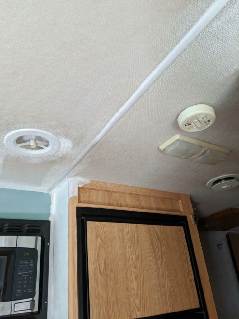 Painting A Stained Grungy Carpeted Ceiling In An Old RV   IMG 20190921 150837 01 768x1024 