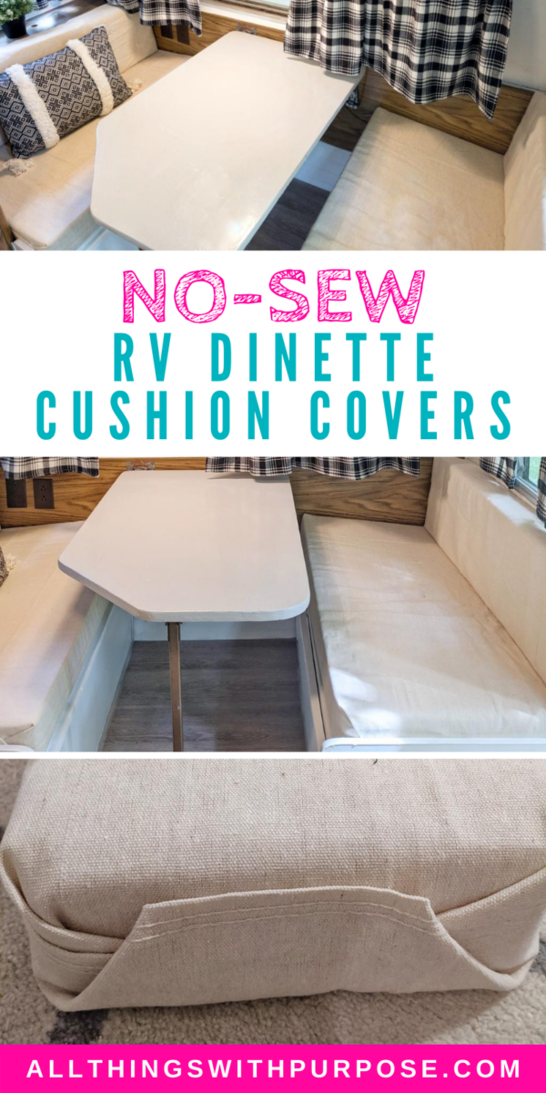 RV Dinette Cushion Covers: Easy No-Sew Options