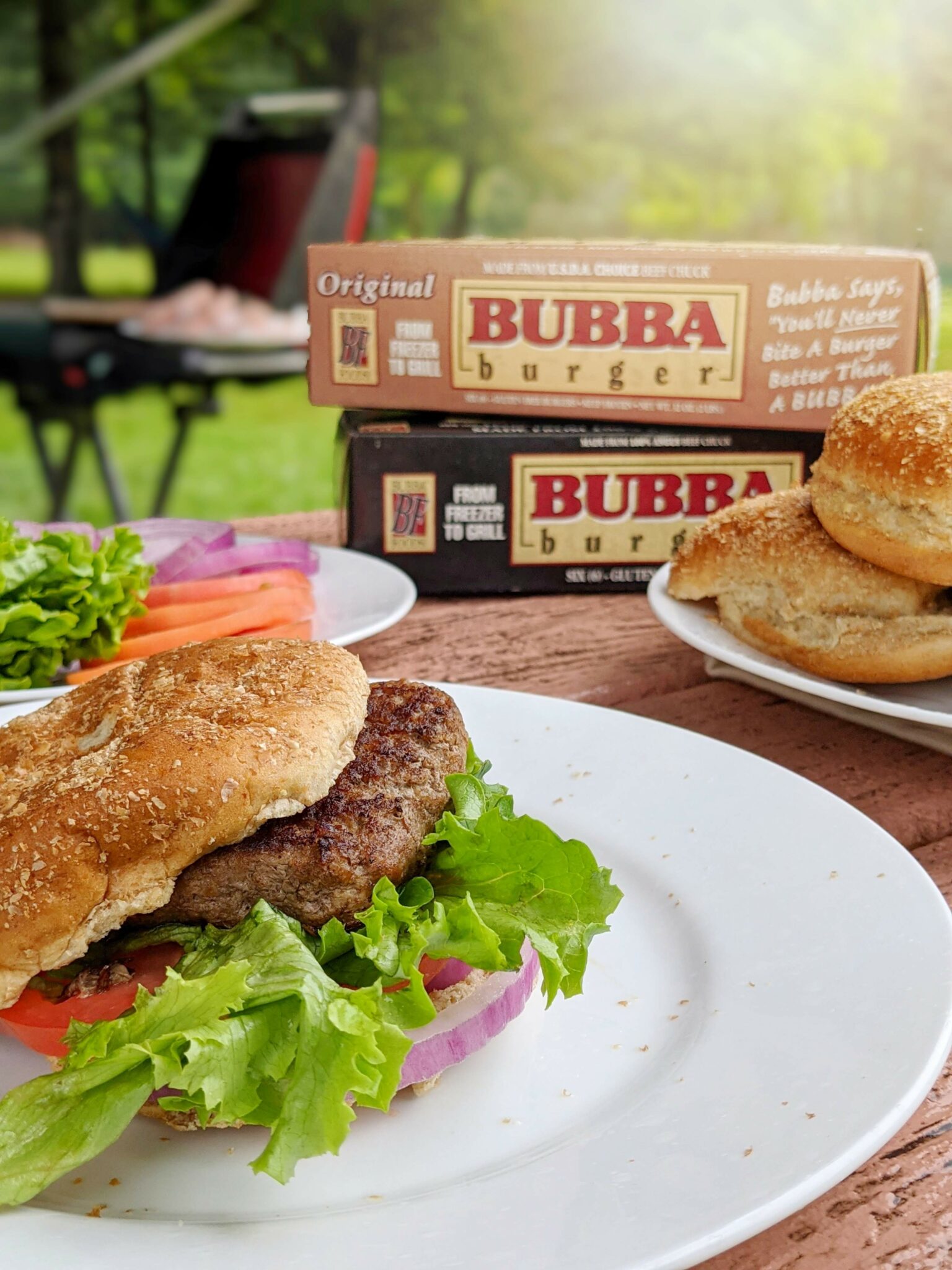 HOW TO GRILL FROZEN BUBBA BURGERS