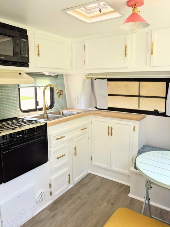 Outdated Coachmen Catalina RV Gets a Dreamy Renovation